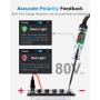 Test Light Automotive, 3-80V Light Tester for Car Fuse & Circuit Testing, Insulated Alligator Clips & Extra Long 96 Inch Coiled Cable, Perfect for DIY & Professional Use