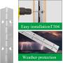6PCS Piano Hinge 12 Inch Stainless Steel Piano Hinge with Holes, Heavy Duty Piano Hinge 0.04