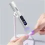GAOY Cordless UV Light for Gel Nails, Handheld Nail Lamp, Portable Cordless Rechargeable Fast Curing, Matte Silver GAOY Cordless UV Light for Gel Nails, Handheld Nail Lamp, Portable Cordless Rechargeable Fast Curing, Matte Silver