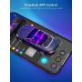 Govee Car LED Lights, Smart Car Interior Lights with App Control, RGB Lights with DIY Mode and Music Mode, 2 Lines Design LED Lights for Cars with Car Charger, 12V