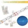 4 Pin LED Strip Connector Kit for 5050 10mm LED Light Strip,Include 8 Types of Solderless Accessories,Provide Most of Parts for DIY Lighting Project