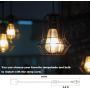 Plug in Hanging Light Kit, Retro Hanging Lights with Plug in Cord, E26 E27 Industrial Pendant Light Fixture, 9.8 FT Cord with On/Off Switch Hanging Lamp for Living Room Bedroom 2 Pack (Black)