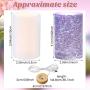 Honoson 3 Pieces Cylinder Light Resin Silicone Mold Set, Include Resin Mold and USB Powered Wooden Lighted Base Stand for DIY Table Candle Desktop Lamp Ornaments(2.5 x 4 Inches)