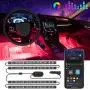 Govee Car LED Lights, Smart Car Interior Lights with App Control, RGB Lights with DIY Mode and Music Mode, 2 Lines Design LED Lights for Cars with Car Charger, 12V Govee Car LED Lights, Smart Car Interior Lights with App Control, RGB Lights with DIY Mode and Music Mode, 2 Lines Design LED Lights for Cars with Car Charger, 12V
