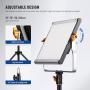 Neewer 2 Packs Dimmable Bi-Color 480 LED Video Light and Stand Lighting Kit Includes: 3200~5600K CRI 96+ LED Panel with U Bracket, 75 inches Light Stand for YouTube Studio Photography, Video Shooting