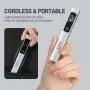 GAOY Cordless UV Light for Gel Nails, Handheld Nail Lamp, Portable Cordless Rechargeable Fast Curing, Matte Silver GAOY Cordless UV Light for Gel Nails, Handheld Nail Lamp, Portable Cordless Rechargeable Fast Curing, Matte Silver