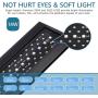 hygger Clip On 24/7 Lighting Aquarium LED Light, 14W Sunrise-Daylight-Moonlight and DIY Mode, Adjustable Timer / Brightness Fish Tank Light with 7 Colors for Planted Tank