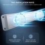 Under Cabinet Lights, 40 LED Rechargeable Battery Operated Motion Sensor Light Indoor, 2 Pack Magnetic Dimmable Closet Lights, Wireless Under Counter Lights for Kitchen, Stairs