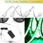 4 Pin LED Strip Connector Kit for 5050 10mm LED Light Strip,Include 8 Types of Solderless Accessories,Provide Most of Parts for DIY Lighting Project