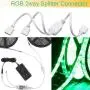 4 Pin LED Strip Connector Kit for 5050 10mm LED Light Strip,Include 8 Types of Solderless Accessories,Provide Most of Parts for DIY Lighting Project