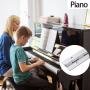 Heavy Duty Piano Hinge 48 Inch x 1.5 Inch thickness 0.06 inch Stainless Steel Continuous & Piano Hinges with Holes, 1.5 inch open width, Screw included