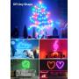 Moonflor 10FT Fairy Lights Color Changing - 100 LED 22 Colors Cluster Fairy Lights with Remote, Firecracker String Lights with 12 Modes, Easter Fairy Lights for Bedroom Indoor Classroom Christmas