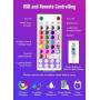 Moonflor 10FT Fairy Lights Color Changing - 100 LED 22 Colors Cluster Fairy Lights with Remote, Firecracker String Lights with 12 Modes, Easter Fairy Lights for Bedroom Indoor Classroom Christmas
