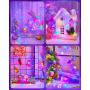 Moonflor 10FT Fairy Lights Color Changing - 100 LED 22 Colors Cluster Fairy Lights with Remote, Firecracker String Lights with 12 Modes, Easter Fairy Lights for Bedroom Indoor Classroom Christmas