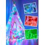 Moonflor 10FT Fairy Lights Color Changing - 100 LED 22 Colors Cluster Fairy Lights with Remote, Firecracker String Lights with 12 Modes, Easter Fairy Lights for Bedroom Indoor Classroom Christmas