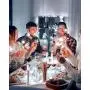 Fairy Lights Battery Operated, 10Feet 120LEDs Firecracker String Lights Waterproof Silver Wire Starry Firefly Light for DIY Wreath Home Weeding Indoor Outdoor Christmas Decorations, Pure White