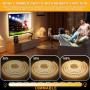 PAUTIX COB LED Strip Light 5V USB 6.56ft/2m 640LEDs 1200lm Dimmable LED Strip Light 3000K Warm White CRI90+ USB TV Backlight,Flexible Under Cabinet Tape Light for Bedroom,Kitchen,Home DIY Lighting