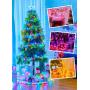 Moonflor 10FT Fairy Lights Color Changing - 100 LED 22 Colors Cluster Fairy Lights with Remote, Firecracker String Lights with 12 Modes, Easter Fairy Lights for Bedroom Indoor Classroom Christmas