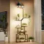 Plant Stand Indoor with Grow Lights, 8 Tiered Plant Shelf, 63" Tall Stand for Indoor Plants Multiple, Metal Plant Flower Holder, Plant Rack for Home, Patio, Balcony