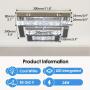 Elegant LED Crystal Ceiling Light Modern Flush Mount Rectangular Ceiling Lamp K9 Stainless Steel Ceiling Lights Fixture Chandelier For Living Room Bedroom Dining Room