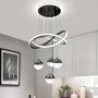 Modern Black LED Chandeliers, Dimmable 3-Color Kitchen Island Pendant Light For Dining Room, Bedroom, Living Room, Contemporary Hanging Ceiling Light, Linear Island Lamp Modern Black LED Chandeliers, Dimmable 3-Color Kitchen Island Pendant Light For Dining Room, Bedroom, Living Room, Contemporary Hanging Ceiling Light, Linear Island Lamp