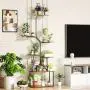 Plant Stand Indoor with Grow Lights, 8 Tiered Plant Shelf, 63" Tall Stand for Indoor Plants Multiple, Metal Plant Flower Holder, Plant Rack for Home, Patio, Balcony