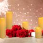 48/ Indoor And Outdoor Flameless Candles, 8 Remote Controls (IP44), Polished Plastic LED Column Candles, Timers, Dimmer Downlights, Wedding, Halloween, Christmas Decorations, Home Decorations, Separate AA Battery Power