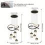 Modern Black LED Chandeliers, Dimmable 3-Color Kitchen Island Pendant Light For Dining Room, Bedroom, Living Room, Contemporary Hanging Ceiling Light, Linear Island Lamp Modern Black LED Chandeliers, Dimmable 3-Color Kitchen Island Pendant Light For Dining Room, Bedroom, Living Room, Contemporary Hanging Ceiling Light, Linear Island Lamp