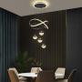 Modern Black LED Chandeliers, Dimmable 3-Color Kitchen Island Pendant Light For Dining Room, Bedroom, Living Room, Contemporary Hanging Ceiling Light, Linear Island Lamp Modern Black LED Chandeliers, Dimmable 3-Color Kitchen Island Pendant Light For Dining Room, Bedroom, Living Room, Contemporary Hanging Ceiling Light, Linear Island Lamp
