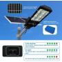 500W Solar Street Light ,Solar Lamp Outdoor Security Led Flood Lights Pole Light Dusk to Dawn Remote Control with Motion Sensor 43000 Lumens for Parking Lot,Stadium,Pathway,Yard,Roadway