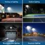 500W Solar Street Light ,Solar Lamp Outdoor Security Led Flood Lights Pole Light Dusk to Dawn Remote Control with Motion Sensor 43000 Lumens for Parking Lot,Stadium,Pathway,Yard,Roadway