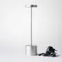 Cordless Table Lamp, LED Metal USB Rechargeable 2600mAh 2-Levels Brightness Night Light Desk Lamp Reading Lamp for Restaurant/Bedroom/Dormitory (Gold)