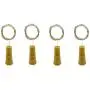 LiXiongBao 4 Pack 6.6 Ft 20 LED Battery Operated LED Mini Fairy String Lights Wine Bottle Lights with Cork for DIY, Party, Decor, Christmas, Halloween,Wedding,Outdoor,Patio,Garden,Pathway (Warm White)