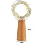 Wine Bottle Lights with Cork, Cork Lights for Wine Bottles,8 Pack 20 LED Battery Operated LED Fairy Mini String Lights for DIY, Party, Decor, Christmas, Halloween,Wedding (Multiple Colour)