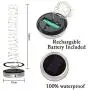 zuoshini Solar Mason Jar Lights Hanging Solar Mason Jar Lid Lights Solar Garden Lights Mason Jars with Lids Solar Jar Lid String Lights LED Waterproof Fairy Jar Lids Lights (Not Including jar)