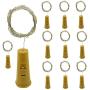 10 Pack 75& Wine Bottle Lights with Cork , Warm Light Up Bottol Cork,Flash Model for Christmas Party Party Wedding Christmas Festival Bar Decoration