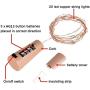 LiyuanQ 10 Pack 20 LED Wine Bottle Cork Lights Copper Wire String Lights, 2M/7.2FT Battery Operated Wine Bottle Fairy Lights Bottle DIY, Christmas, Wedding Party Décor Multicolor (Bottle not Included)