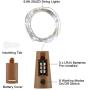 Wine Bottle Lights with Cork, 8 Lighting Modes 12 Pack 20 LED Waterproof Battery Operated Cork Lights, Silver Wire Mini Fairy Lights for Liquor Bottles DIY Party Christmas Wedding Décor Pure White