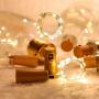 Wine Bottle Lights with Cork 20 Pack Cork Lights LED Mini Fairy String Lights DIY 20 LEDs/Per Light Battery Operated for Home Party Wedding Festival Indoor Outdoor Decoration(Warm White)