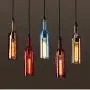 HLIGHT Wine Bottle Glass Modern Pendant Lamps, Chandelier for Kitchen Art Home Deco Dining Table, Champagne Bar Counter Decor Light