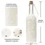 Holitown Wine Bottle Lights, White Leaf Mosaic Wine Bottle Lantern, Battery Powered, Decortive Bottle for Summer Beach Theme Party, Home, Wedding, Bars(1 Pack) (White Leaf) Holitown Wine Bottle Lights, White Leaf Mosaic Wine Bottle Lantern, Battery Powered, Decortive Bottle for Summer Beach Theme Party, Home, Wedding, Bars(1 Pack) (White Leaf)