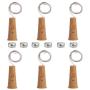 Wine Bottle Lights with Cork 6 Pack-3 Dimmable Modes 6 Spare Battery - for DIY, Party, Decor, Christmas, Halloween,Wedding(Warm White)