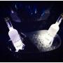 LED Coaster,12 Pack Light Up Coasters,LED Bottle Lights,Bottle Glorifier,LED Sticker Coaster Discs Light Up for Drinks,Flash Light Up Cup Coaster Flashing Shots Light (Cool-White)