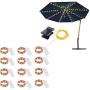 6 Pack 30 LEDs Solar Mason Jar Lids Lights + 12 Pack Fairy Lights Battery Operated 30 Micro LEDs 6 Pack 30 LEDs Solar Mason Jar Lids Lights + 12 Pack Fairy Lights Battery Operated 30 Micro LEDs