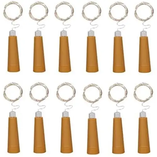 Wine Bottle String Lights,12 Pack 10 LEDs 36.5 Inch AAA Battery Powered Warm White Wine Bottle Cork Stopper Lights for Bottle DIY,Table Decorations,Christmas,Wedding,Party,Study,Bar Decoration. Wine Bottle String Lights,12 Pack 10 LEDs 36.5 Inch AAA Battery Powered Warm White Wine Bottle Cork Stopper Lights for Bottle DIY,Table Decorations,Christmas,Wedding,Party,Study,Bar Decoration.