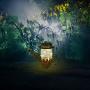 Solar Lantern Outdoor, Hanging Watering Can Mason Jar Solar Powered Lamp with 20 LEDs Lights, IP65 Waterproof, Fair y Lights for Garden, Yard, Pathway, Lawn, Christmas Decoration Warm White