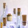 Ehome Wine Bottle Lights with Cork, 12 Pack 20LED Fairy String Lights Battery Operated, 7.2ft Silver Copper Wire Cork Lights for Liquor Bottles Party Christmas Decoration Halloween Wedding - White