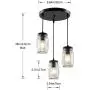 Mason Jar Chandelier Light Fixture Farmhouse Pendant Lighting Semi Flush Mount Ceiling Hanging Light with Glass Shade Chandelier for Kitchen Island Dining Room Hallway Mason Jar Chandelier Light Fixture Farmhouse Pendant Lighting Semi Flush Mount Ceiling Hanging Light with Glass Shade Chandelier for Kitchen Island Dining Room Hallway