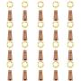 LEDIKON 20 Pack 20 LED Wine Bottle Lights with Cork,3.3Ft Silver Wire Warm White Cork Lights Battery Operated Fairy Bottle Lights for Wedding Party Wine Liquor Bottles Bar Décor