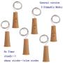 Wine Bottle Lights with Cork 6 Pack-3 Dimmable Modes 6 Spare Battery - for DIY, Party, Decor, Christmas, Halloween,Wedding(Warm White)